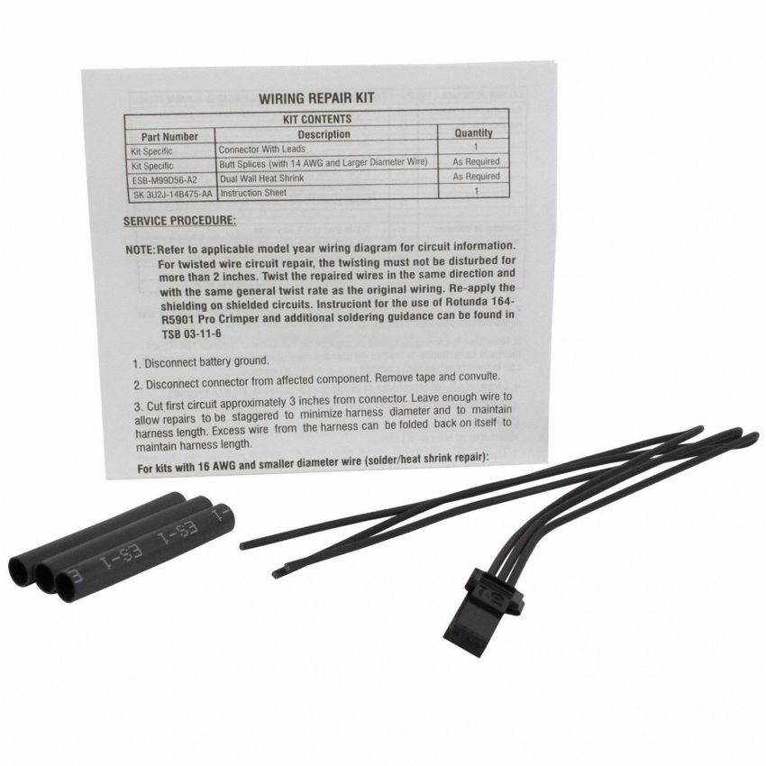Motorcraft Wiring Connectors AU2Z14S411ABA
