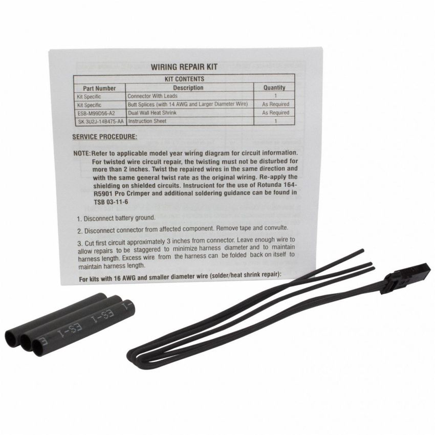Motorcraft Wiring Connectors AU2Z14S411ABA