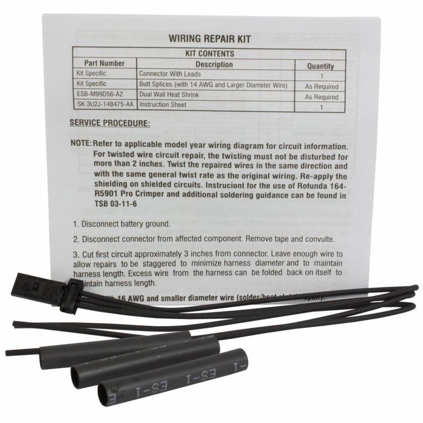 Motorcraft Wiring Connectors AU2Z14S411ABA