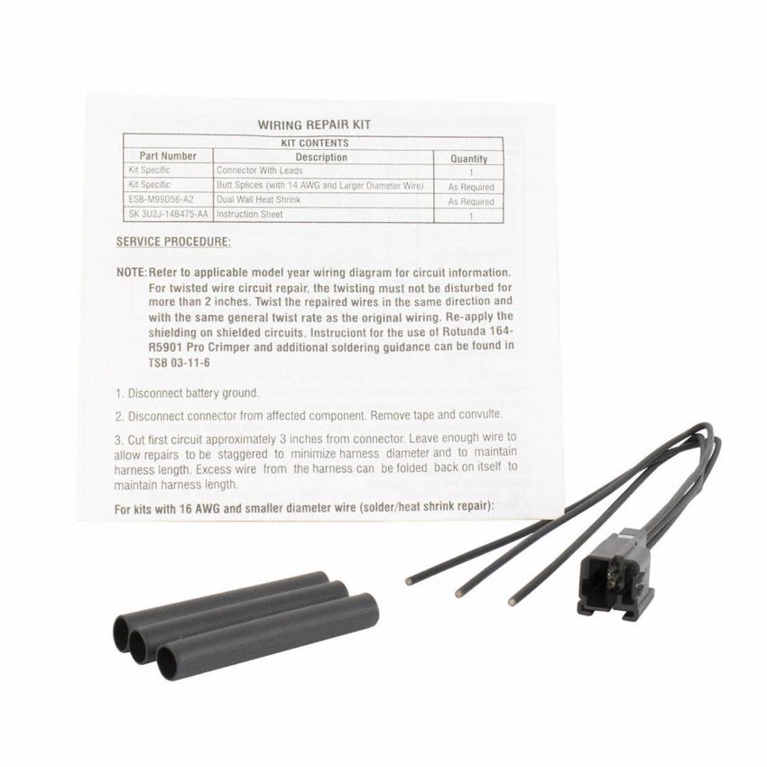 Motorcraft Wiring Connectors 3U2Z14S411EXAB