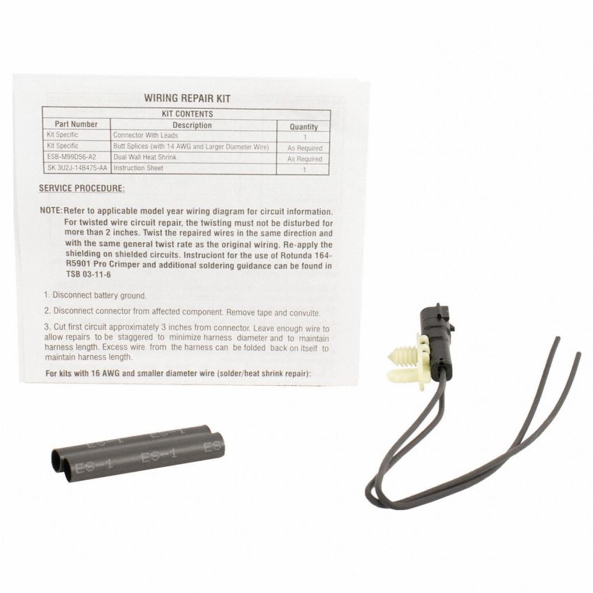 Motorcraft Wiring Connectors AU2Z14S411ANA