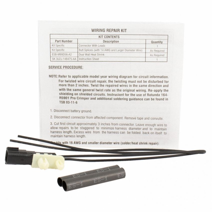 Motorcraft Wiring Connectors AU2Z14S411ANA