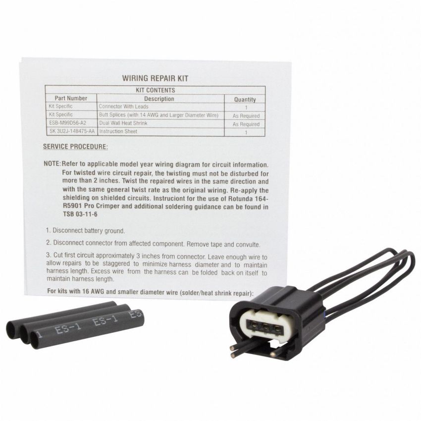 Motorcraft Wiring Connectors AU2Z14S411APA