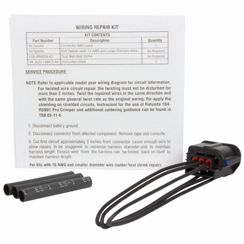 Motorcraft Wiring Connectors AU2Z14S411APA