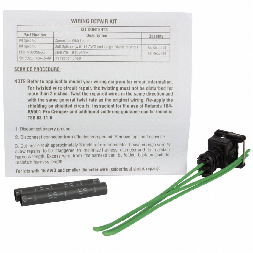Motorcraft Wiring Connectors AU2Z14S411BEA