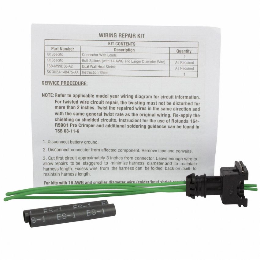 Motorcraft Wiring Connectors AU2Z14S411BEA