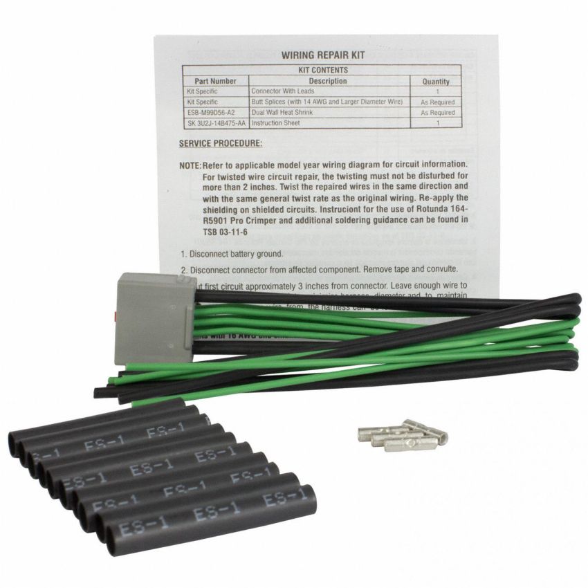 Motorcraft Wiring Connectors 3U2Z14S411RJB