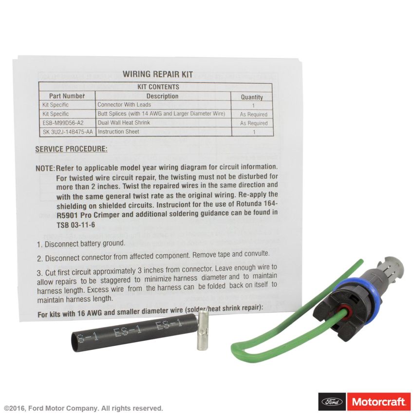 Motorcraft Wiring Connectors AU2Z14S411VA
