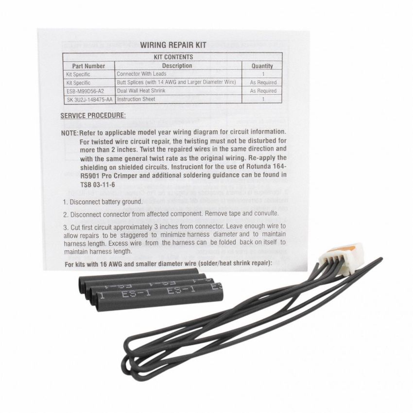 Motorcraft Wiring Connectors for 2001-2003 ESCAPE, 2011-2019 FIESTA - BU2Z14S411DA