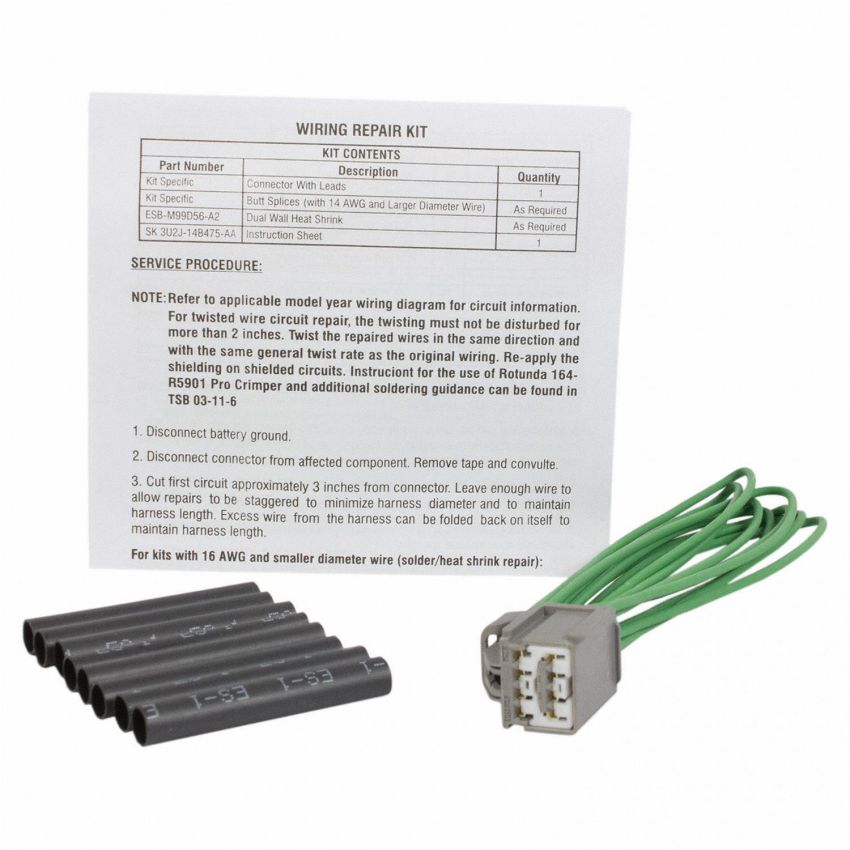 Motorcraft Wiring Connectors 3U2Z14S411BCB