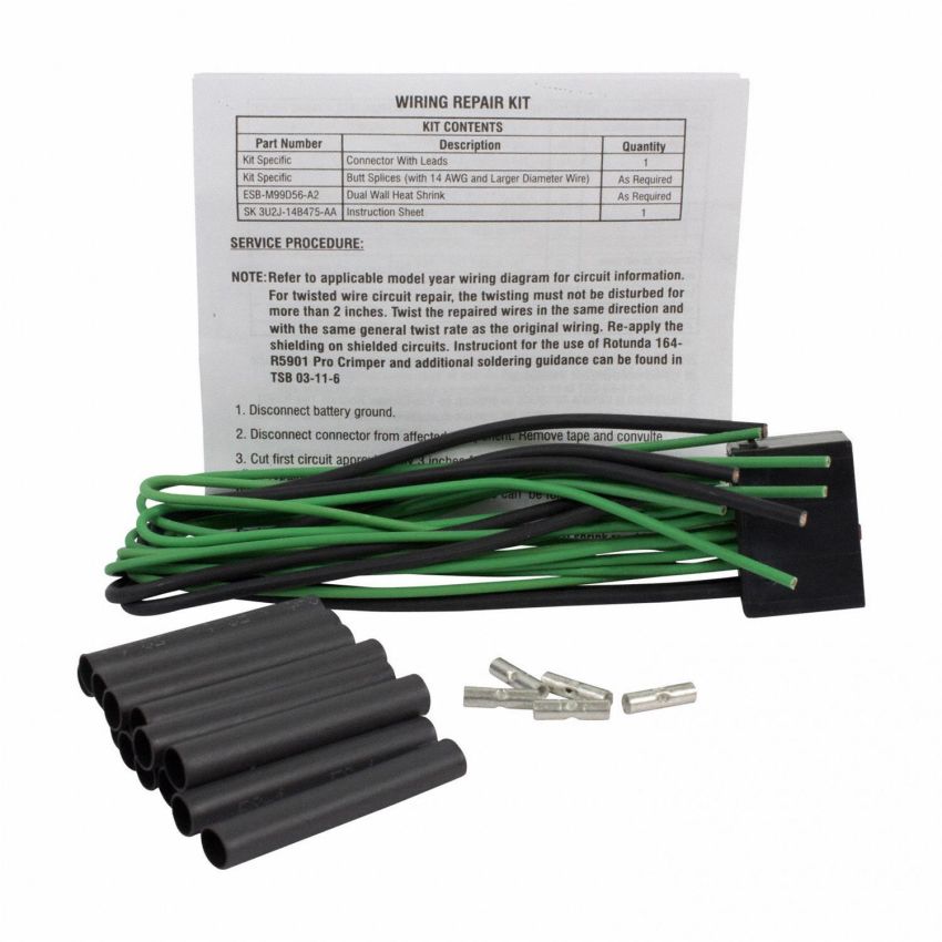 Motorcraft Wiring Connectors 3U2Z14S411ZZB