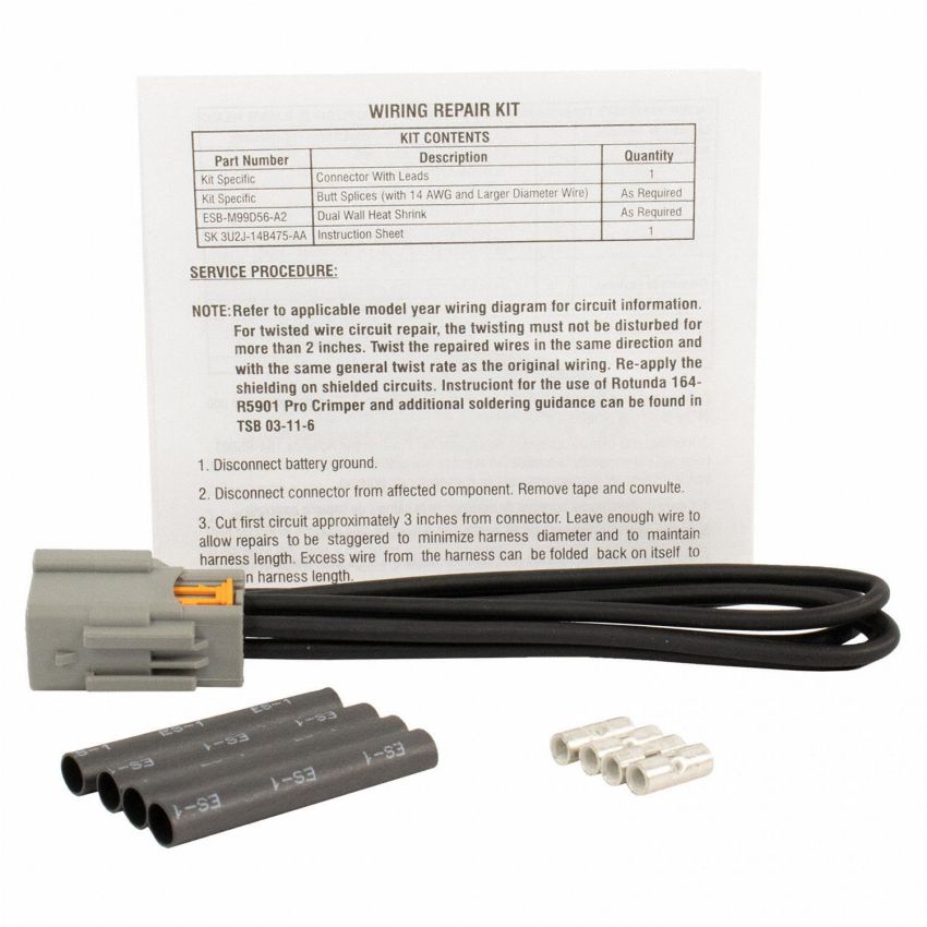 Motorcraft Wiring Connectors AU2Z14S411BPA