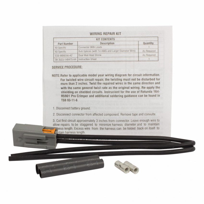Motorcraft Wiring Connectors 6U2Z14S411PB