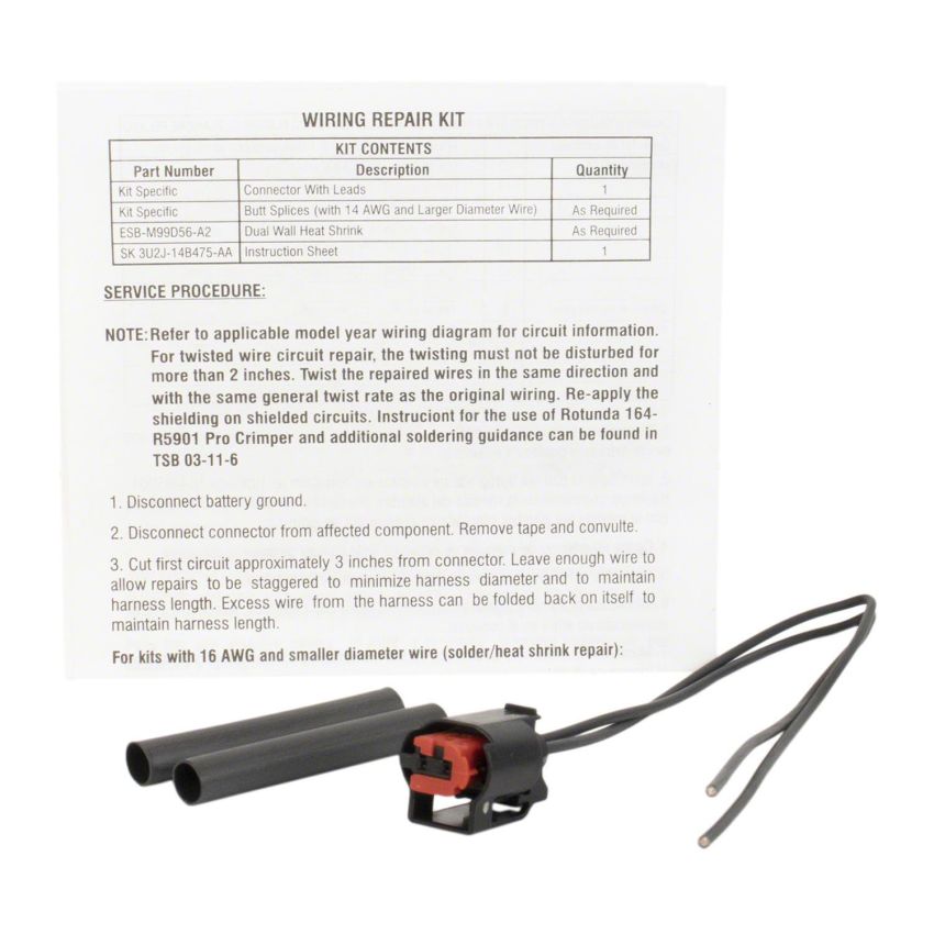Motorcraft Wiring Connectors AU2Z14S411AYA