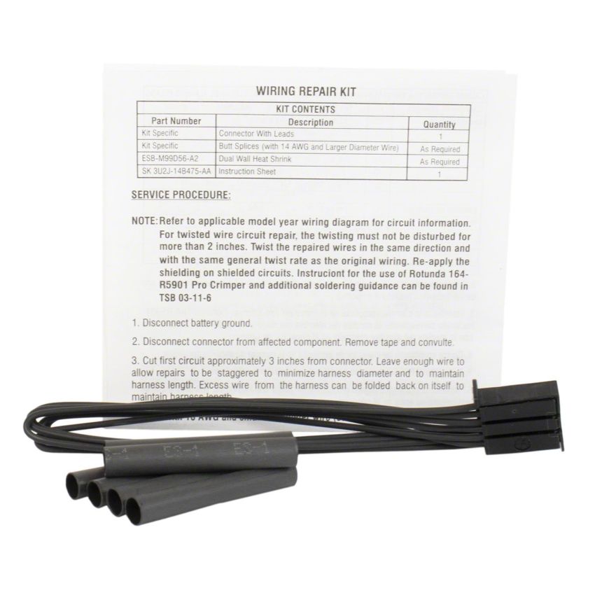 Motorcraft Wiring Connectors BU2Z14S411MA