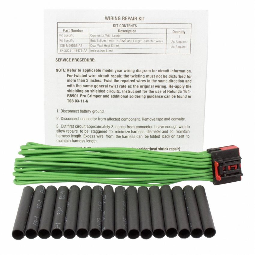 Motorcraft Wiring Connectors 3U2Z14S411AJD