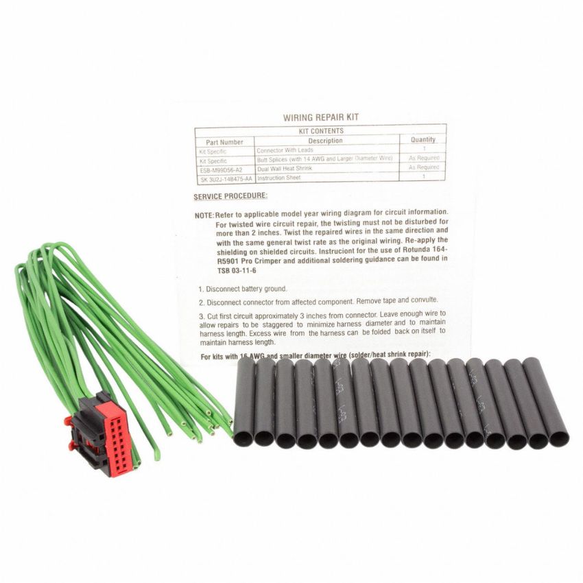 Motorcraft Wiring Connectors 3U2Z14S411AJD