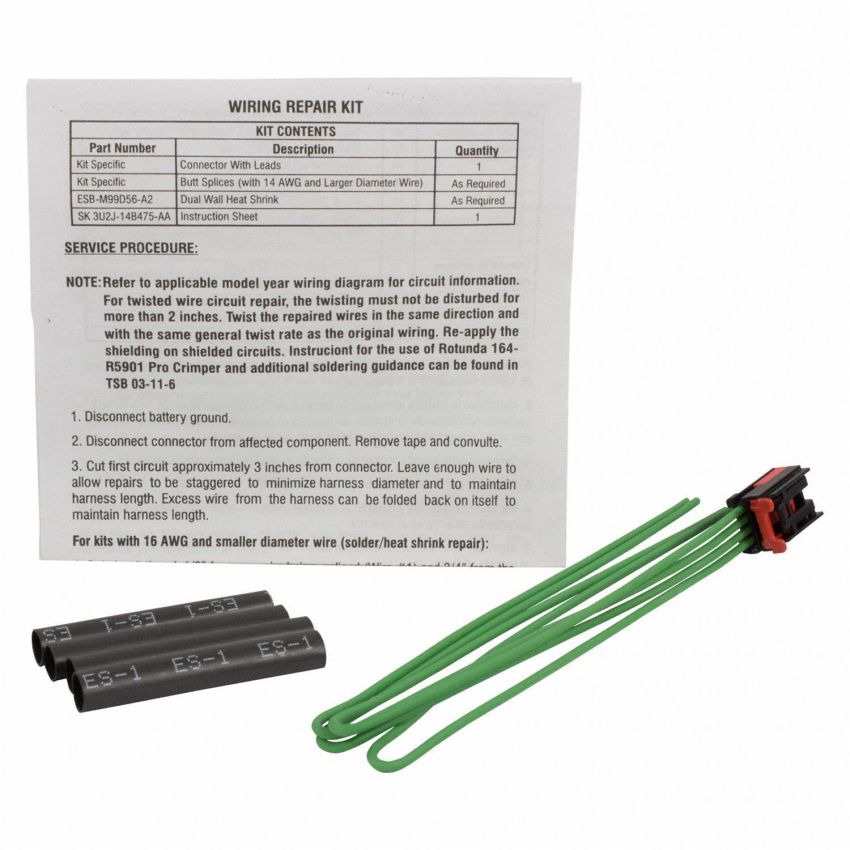 Motorcraft Wiring Connectors 9U2Z14S411ACA