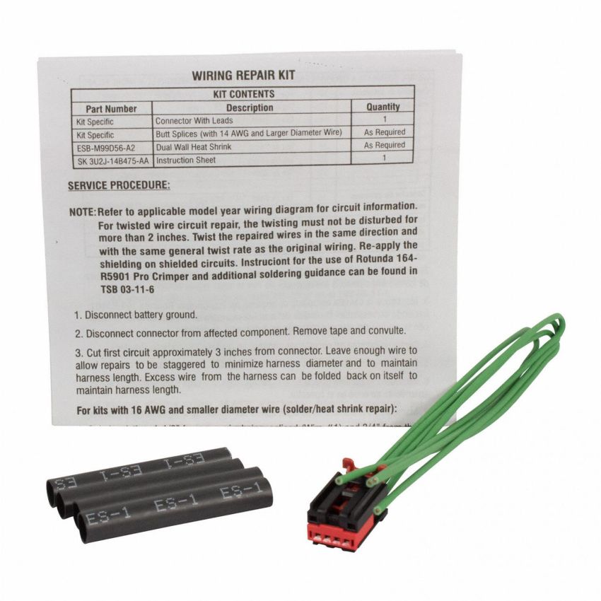 Motorcraft Wiring Connectors 9U2Z14S411ACA