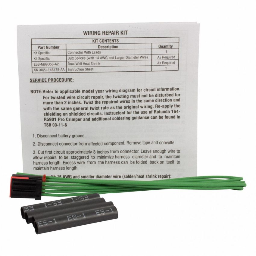 Motorcraft Wiring Connectors 9U2Z14S411ACA