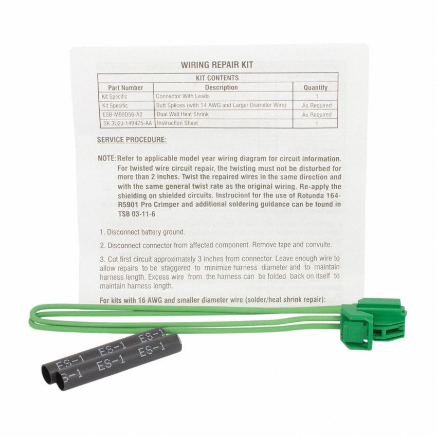 Motorcraft Wiring Connectors 3U2Z14S411JYB