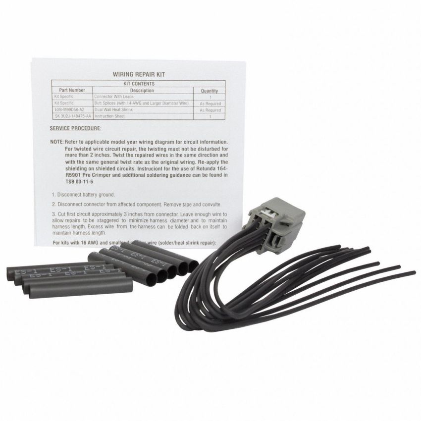 Motorcraft Wiring Connectors BU2Z14S411VA