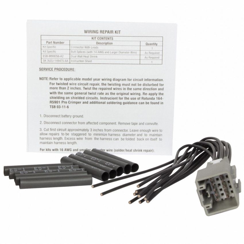 Motorcraft Wiring Connectors BU2Z14S411VA