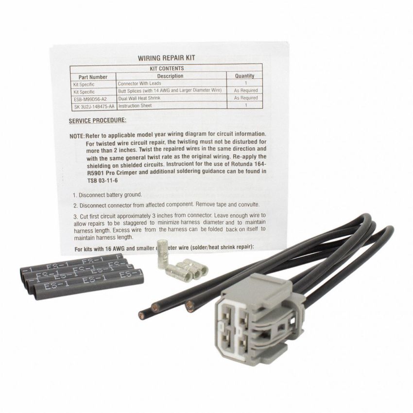 Motorcraft Wiring Connectors AU2Z14S411BHA