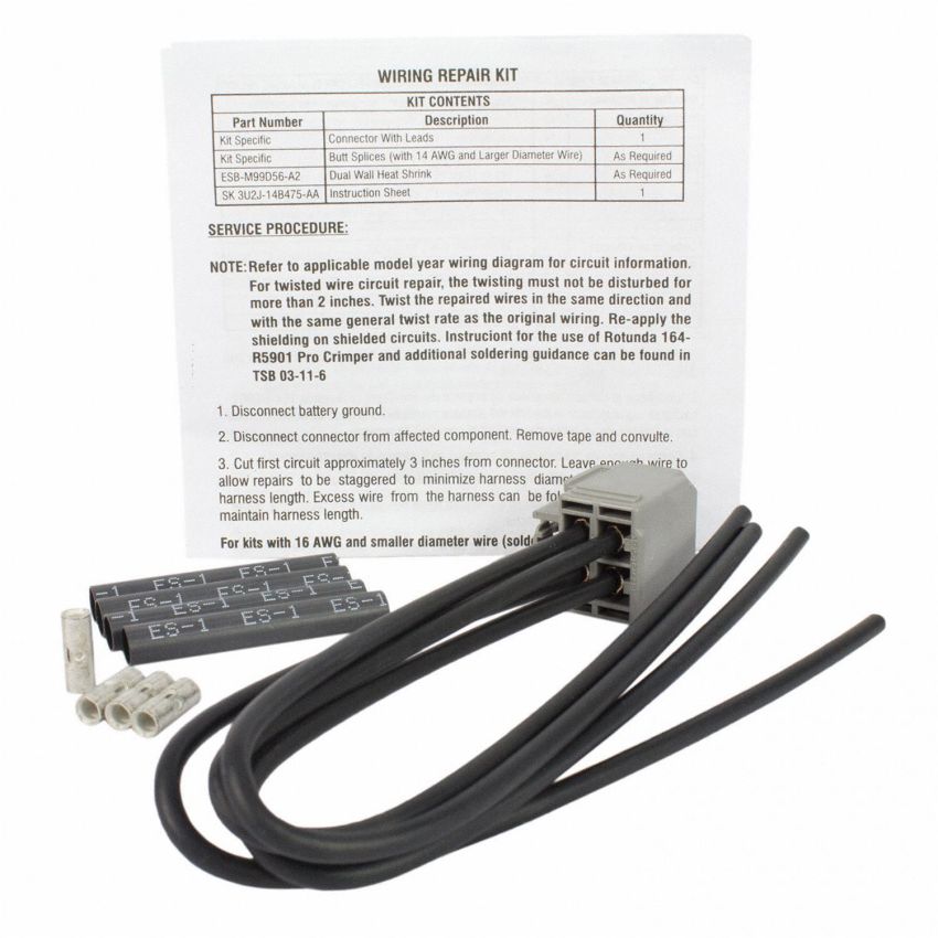 Motorcraft Wiring Connectors AU2Z14S411BHA