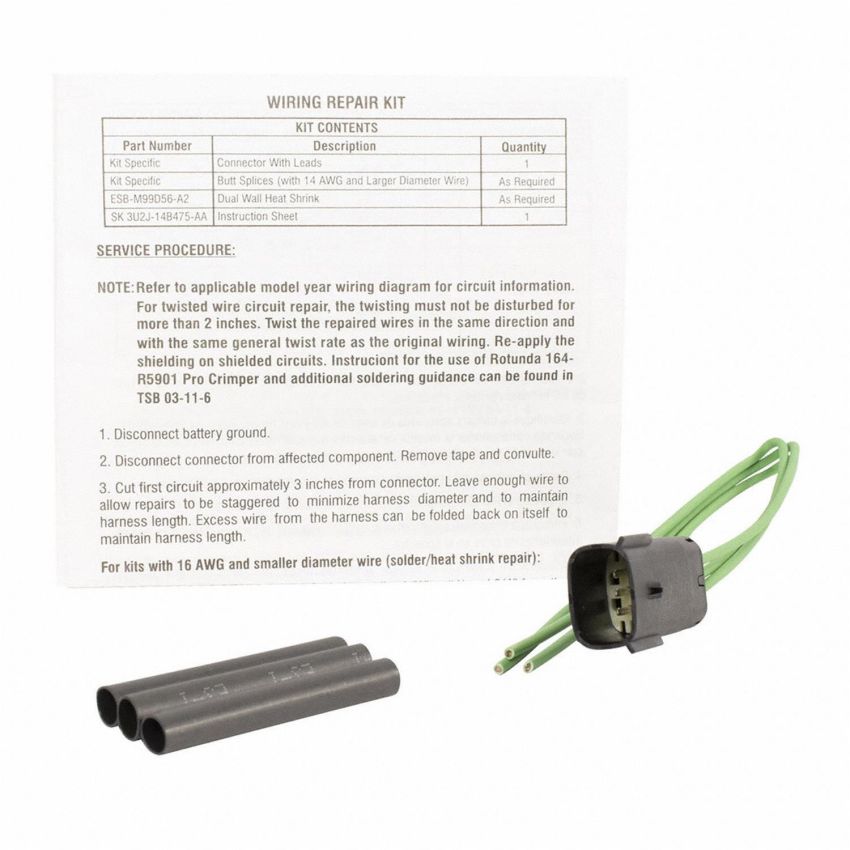 Motorcraft Wiring Connectors AU2Z14S411ASA