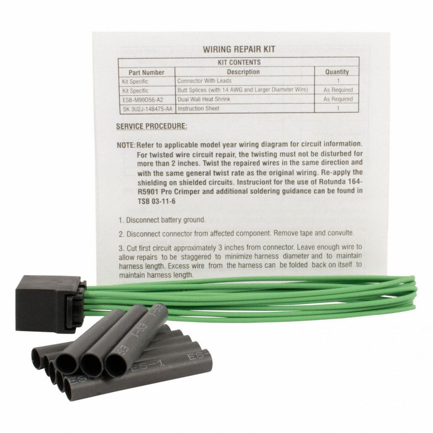 Motorcraft Wiring Connectors BU2Z14S411AGA