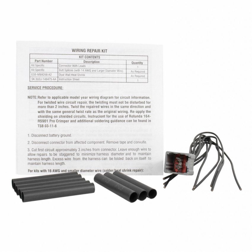 Motorcraft Wiring Connectors for 2010-2012 MUSTANG - BU2Z14S411AHA