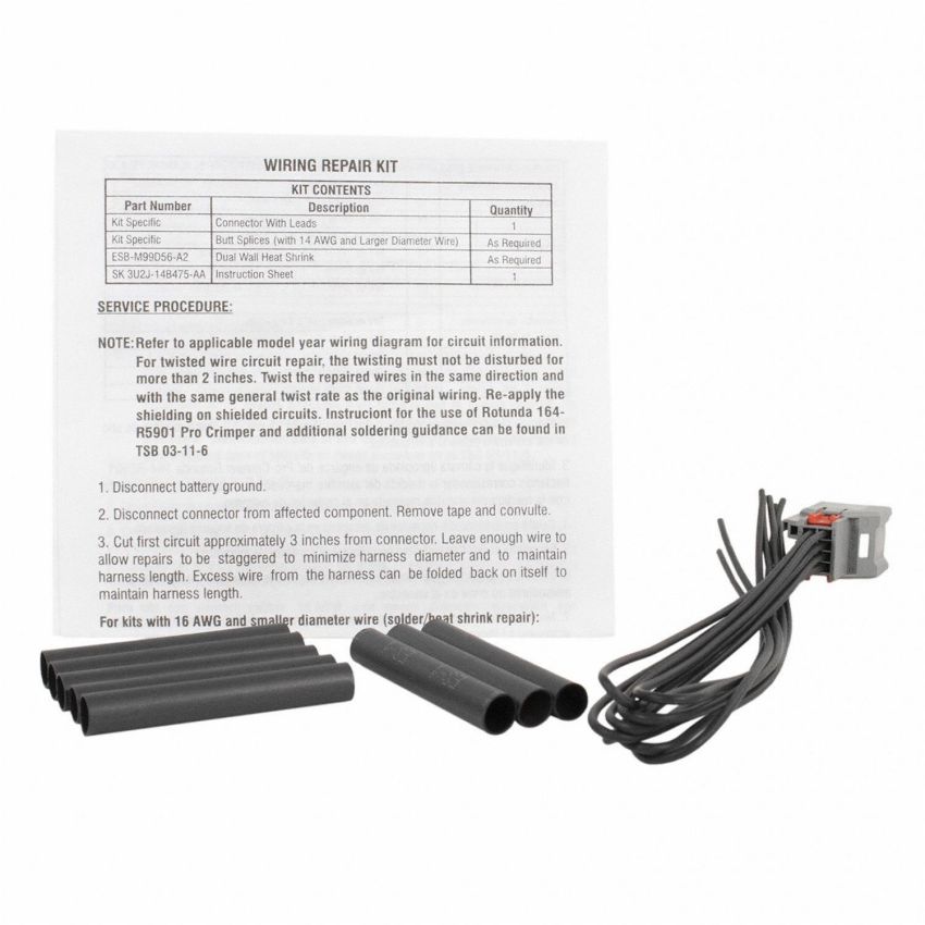 Motorcraft Wiring Connectors for 2010-2012 MUSTANG - BU2Z14S411AHA