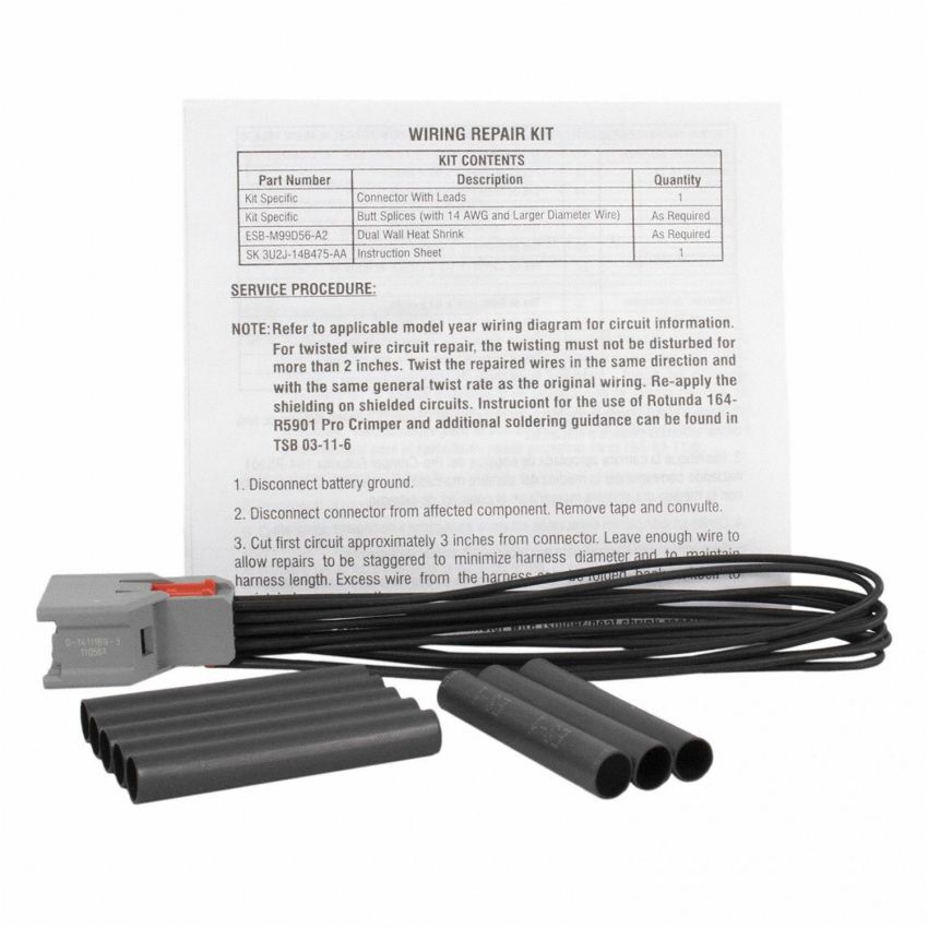 Motorcraft Wiring Connectors for 2010-2012 MUSTANG - BU2Z14S411AHA