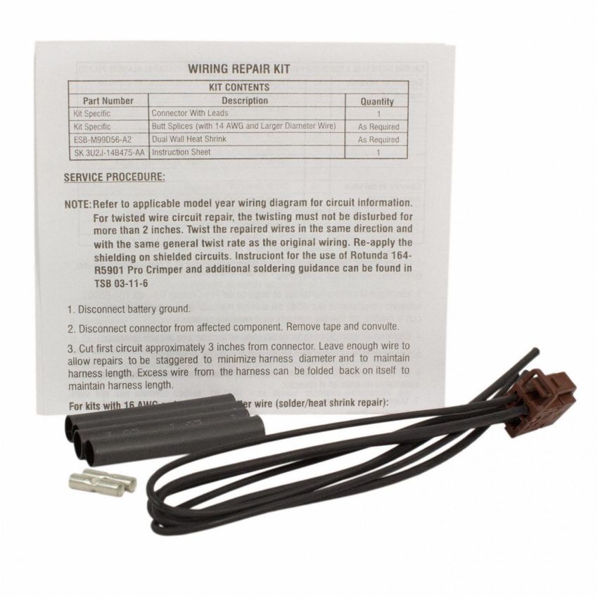 Motorcraft Wiring Connectors BU2Z14S411AEA