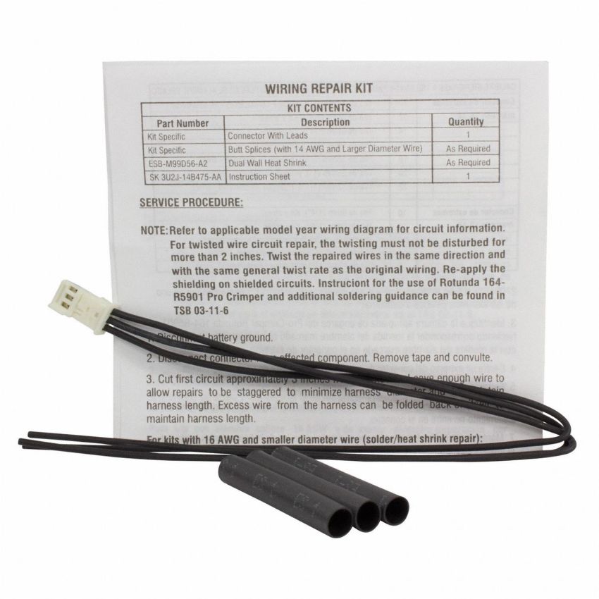 Motorcraft Wiring Connectors BU2Z14S411ACA