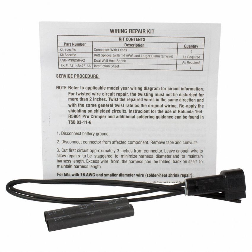 Motorcraft Wiring Connectors 3U2Z14S411DCAB