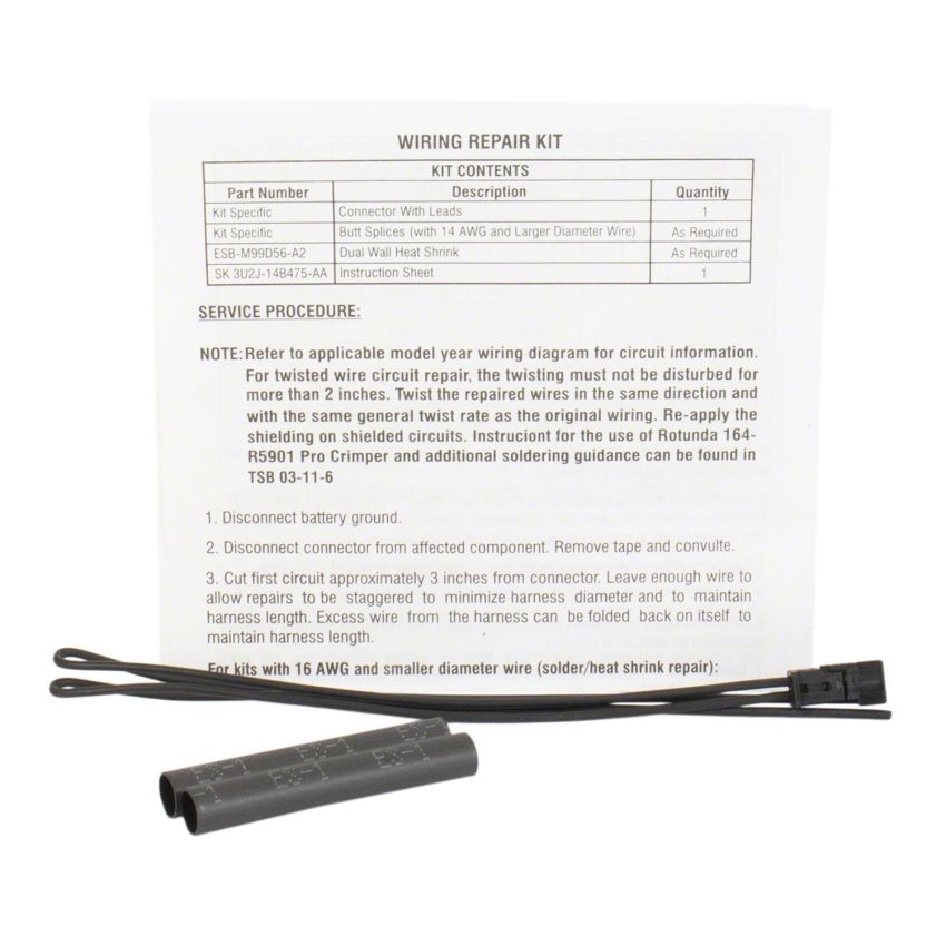 Motorcraft Wiring Connectors BU2Z14S411ADA