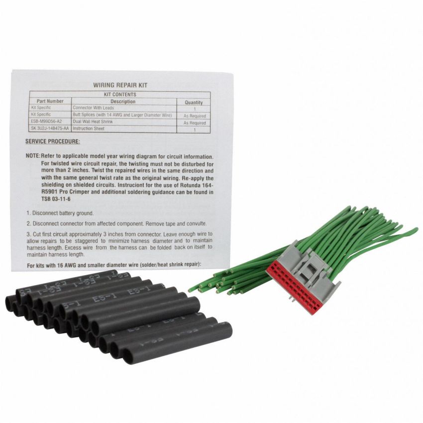 Motorcraft Wiring Connectors 3U2Z14S411FCB