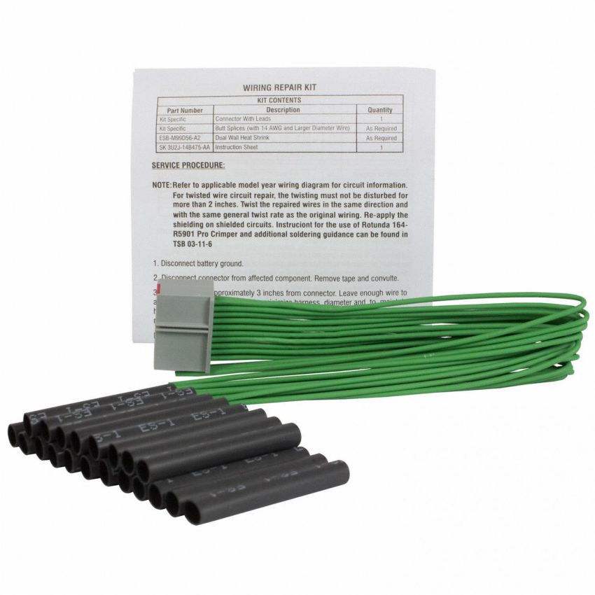 Motorcraft Wiring Connectors 3U2Z14S411FCB