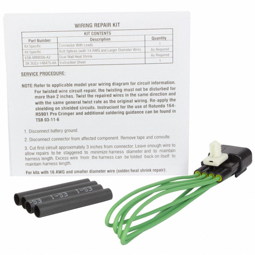 Motorcraft Wiring Connectors BU2Z14S411AXA