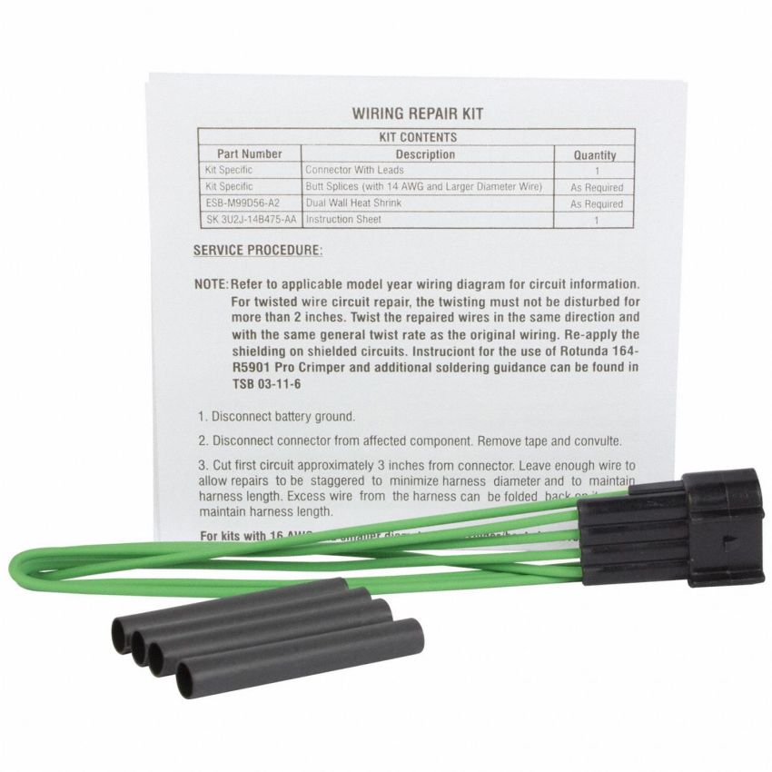 Motorcraft Wiring Connectors BU2Z14S411AXA