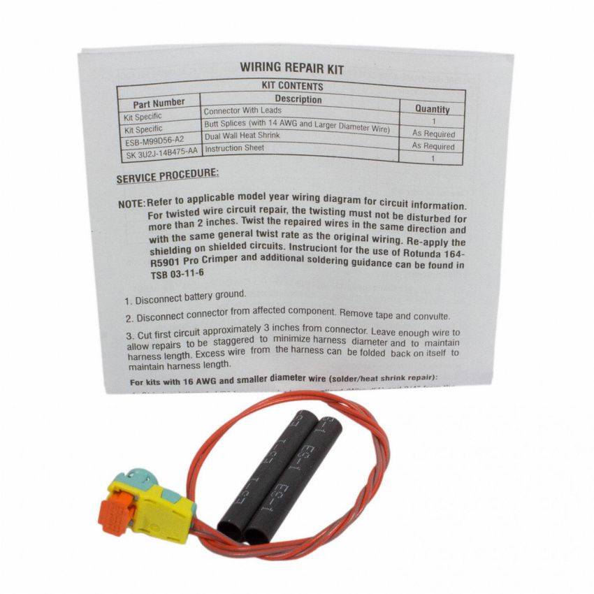 Motorcraft Wiring Connectors BU2Z14S411BJA