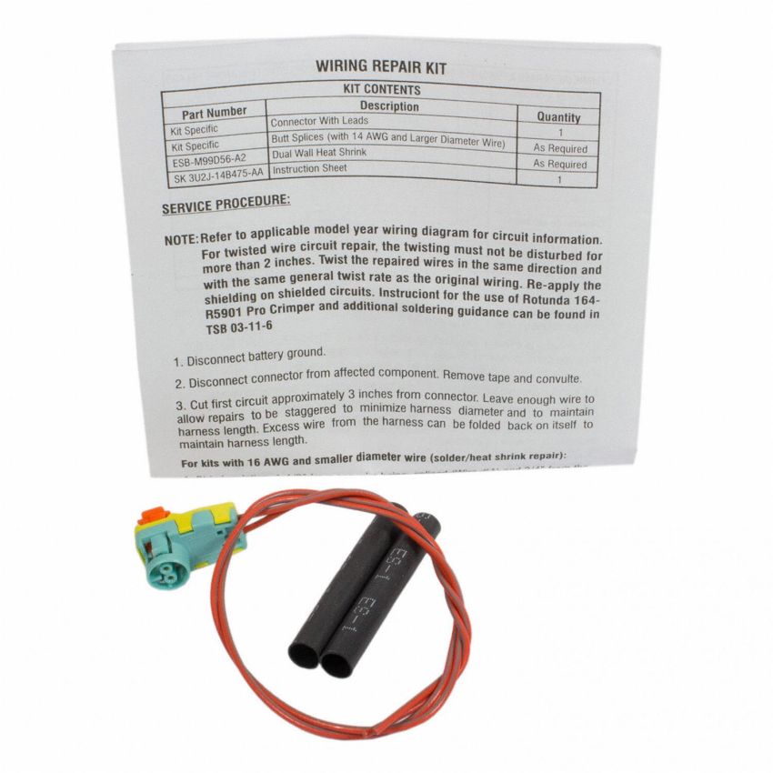 Motorcraft Wiring Connectors BU2Z14S411BJA