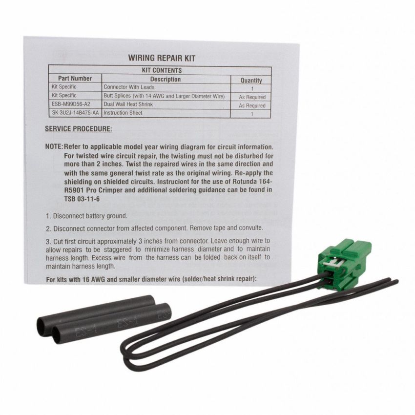 Motorcraft Wiring Connectors 8U2Z14S411VB