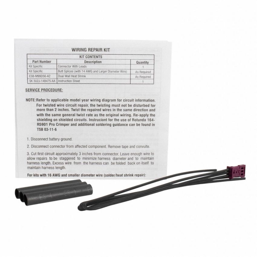Motorcraft Wiring Connectors for 2011-2019 FIESTA - CU2Z14S411BA