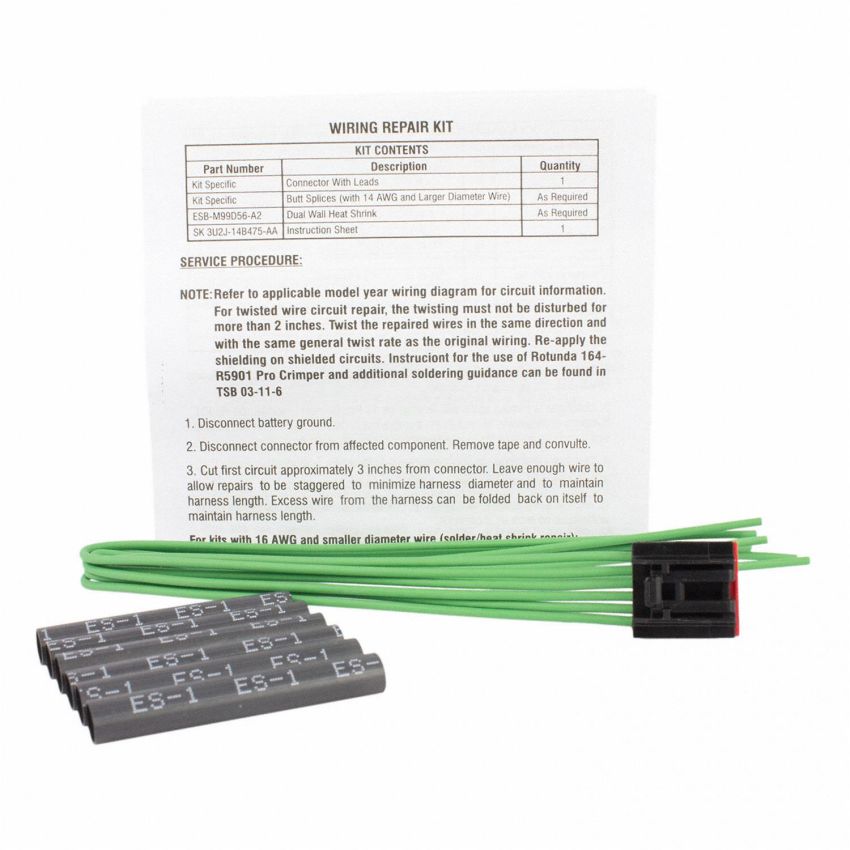 Motorcraft Wiring Connectors 3U2Z14S411BYAC