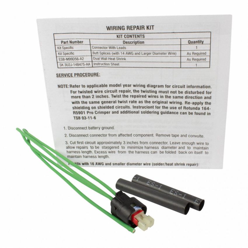 Motorcraft Wiring Connectors CU2Z14S411CA