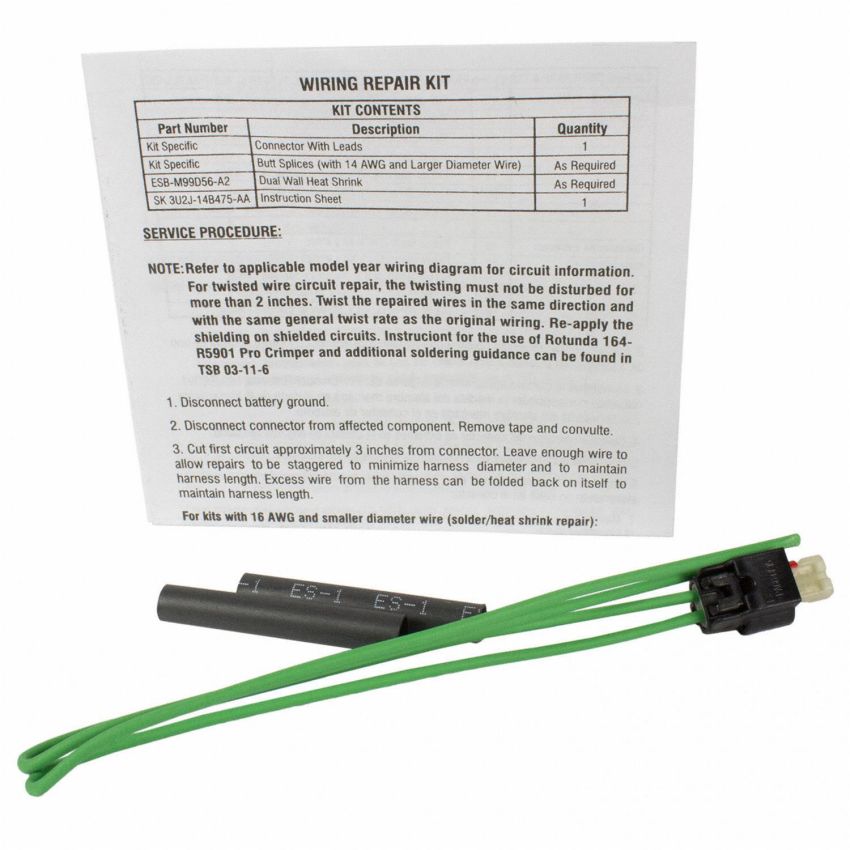 Motorcraft Wiring Connectors CU2Z14S411CA