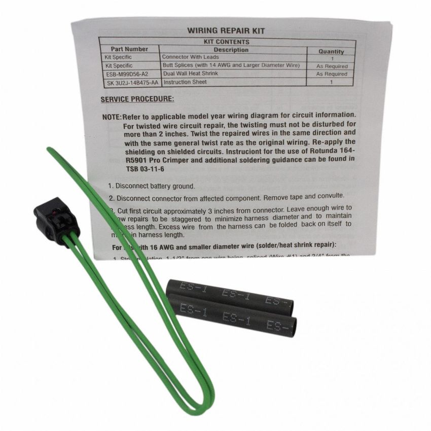 Motorcraft Wiring Connectors CU2Z14S411DA